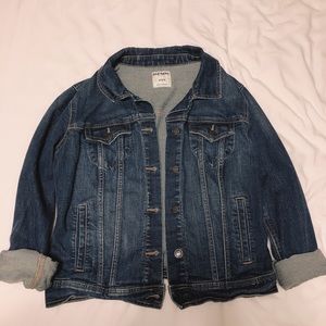 Old navy denim jacket dark wash size M